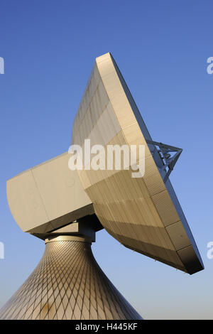 Germany, Bavaria, Raisting, earth station, parabolic antenna, Stock Photo