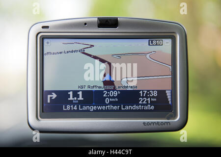 Navigation system in the car, Stock Photo