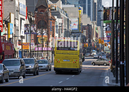 Canada, Ontario, Toronto, centre, shopping street, Bay Road, Stock Photo