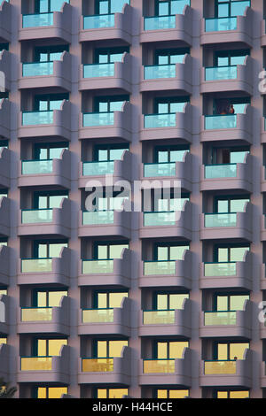 High-rise-facade detail evening buildings construction architecture ...