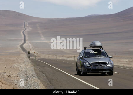 Rally Dakar 2010, the Andes, Mercedes R class, Escort vehicle, 5th stage, Stock Photo