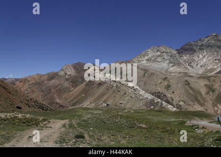 Rally Dakar 2010, the Andes, scenery, Hochgebirge, 11th stage, Stock Photo