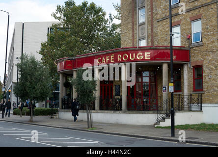 Cafe Rouge, Greenwich, London, UK Stock Photo