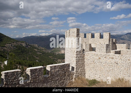Turkey, Black Sea region, Amasya, castle, Stock Photo