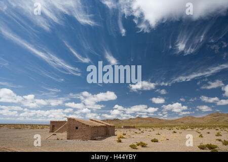 Argentina, Altiplano, close Susques, Adobe settlement, Stock Photo