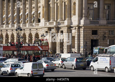 France, Paris, Place de la Concorde, street scene, detail, Stock Photo