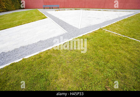 Landscape architecture, Riemer Park, Germany, Munich, Stock Photo