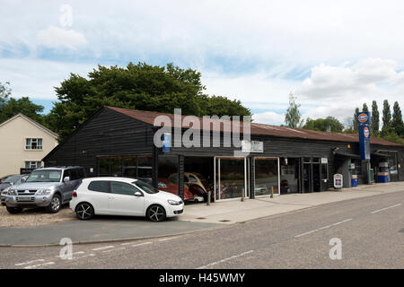 suffolk boxford garage watts howard alamy