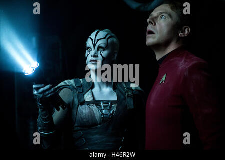 STAR TREK BEYOND (2016)  SOFIA BOUTELLA  SIMON PEGG  JUSTIN LIN (DIR)  MOVIESTORE COLLECTION LTD Stock Photo