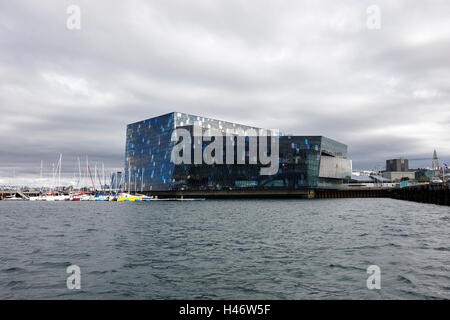 harpa concert hall and conference centre reykjavik Iceland Stock Photo