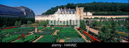 Chateau de Villandry, Villandry, France Stock Photo