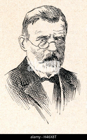 Paul Ehrlich , 1854 –  1915.  German physician and scientist. Stock Photo