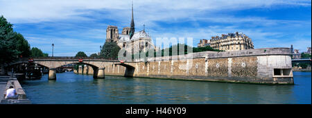 Notre Dame Cathedral, Paris, France Stock Photo