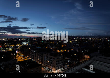 Bogota nocturna city night Stock Photo