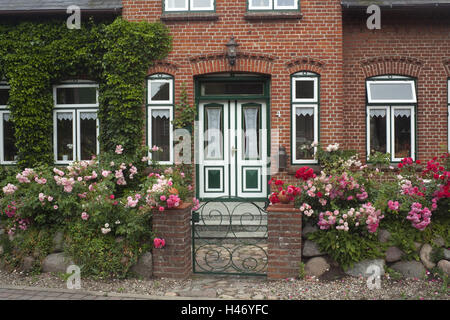 Germany, Schleswig - Holstein, region Angeln, house in Ohrfeldhaff (village), Stock Photo