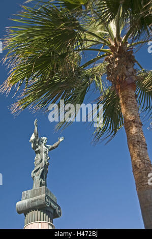Spain, province Malaga, Andalusia, Marbella, Puerto Banus, monument, Stock Photo