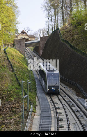 Heidelberg, modern funicular railway, Baden-Wurttemberg, Germany, Stock Photo