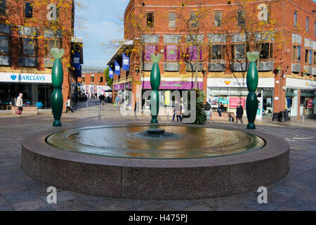 Warrington Town centre. Stock Photo