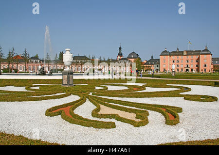 Germany, Baden-Wurttemberg, Schwetzingen, lock, park, spring, Stock Photo