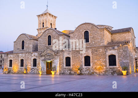 The St Lazarus church of Larnaca is the pearl of the byzantine architecture in Cyprus. Stock Photo