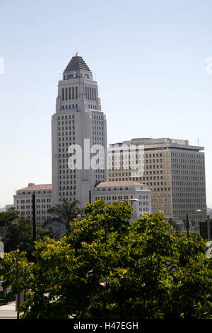 The USA, California, Los Angeles, centre the city, Civic centre, city sound,