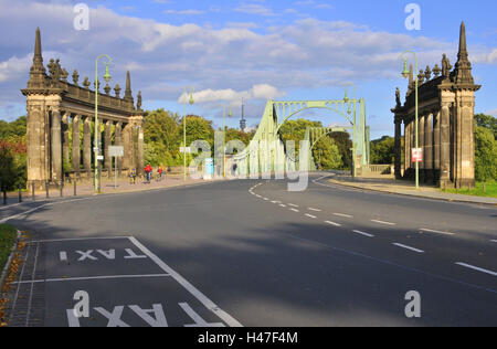 Glienicker bridge, Berlin street, Berlin suburb, Potsdam, Brandenburg, Germany, Stock Photo