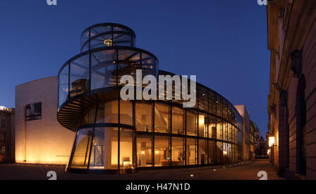 Berlin, Zeughaus, Deutsches Historisches Museum, Pei building, panorama, evening, Stock Photo