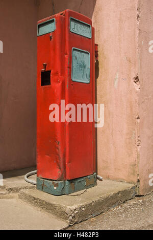 Ireland, Clonakilty, old petrol pump, Stock Photo