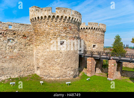 Zindan Gate is the most scenic gate of the medieval fortress in Belgrade