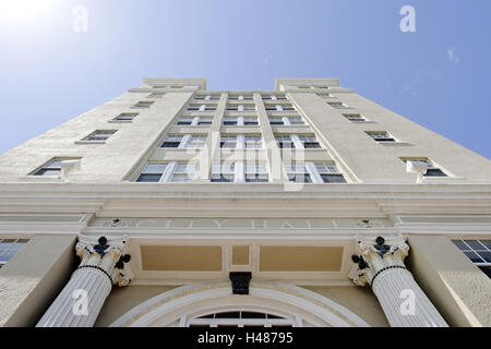 Old city hall of Miami Beach, Washington Avenue, Miami South Beach, Art Deco District, Florida, USA, Stock Photo
