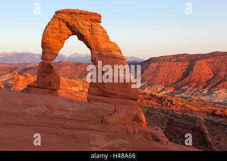 USA, Utah, Arches National Park, Delicate Arch, Stock Photo