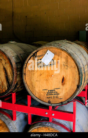 The Barrel House Distilling co on the Kentucky Bourbon Trail, Manchester St in the Distillery District of Lexington, KY Stock Photo