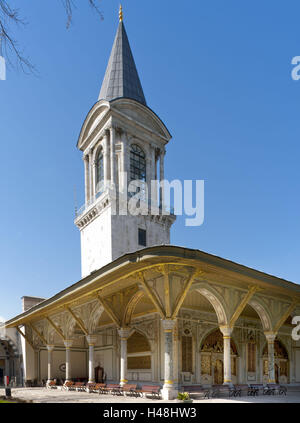 Justice Tower and the Divan building, Topkapi Palace, Istanbul, Turkey ...