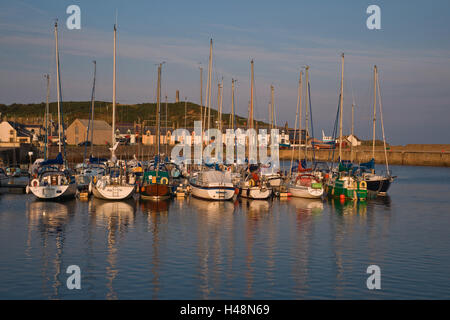 Scotland, Findochty, harbour, Stock Photo