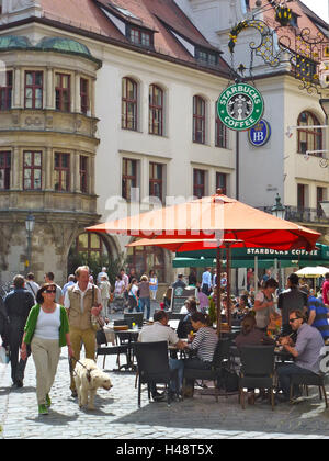 Germany, Upper Bavaria, Munich, bars 'in the Platzl', Stock Photo