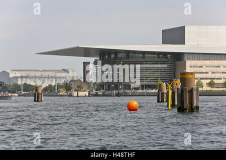 Denmark, Copenhagen, island to cross-beams, royal opera, Stock Photo