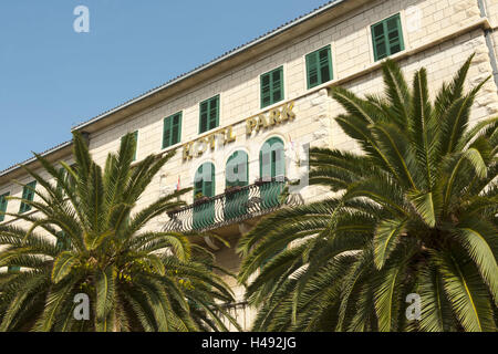 Croatia, Dalmatia, Split, hotel park, Stock Photo