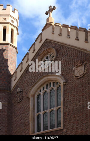 The outside of St Malachy's Catholic Church in Alfred Street, Belfast, Northern Ireland. Stock Photo