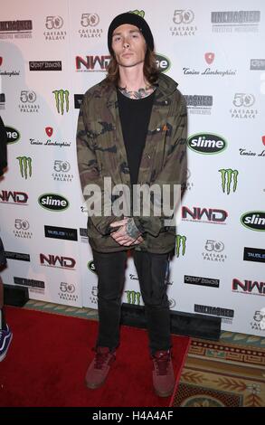 Las Vegas, NV, USA. 14th Oct, 2016. Guest at arrivals for Premiere of 'Unchained: The Untold Story of Freestyle Motocross' Presented by Monster Energy, Caesars Palace, Slime and Lamborghini Vodka, Caesars Palace, Las Vegas, NV October 14, 2016. Credit:  MORA/Everett Collection/Alamy Live News Stock Photo