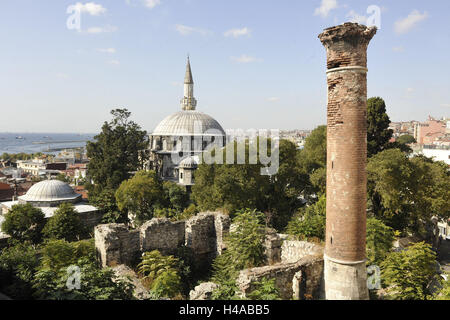 Turkey, Istanbul, Sultanahmet, Sokollu Mehmet Pascha Moschee, Stock Photo