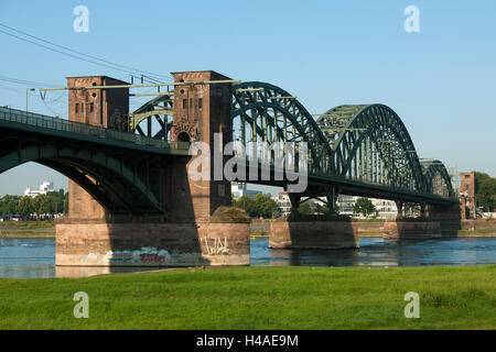 Germany, North Rhine-Westphalia, Cologne, south bridge, builds in 1906, Stock Photo