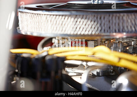 Ford Thunderbird 1962 Custom, engine detail Stock Photo