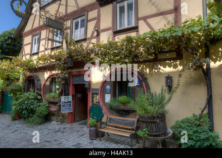 Wine tavern Dull in Sommerhausen at the Main, Lower Franconia, Bavaria ...