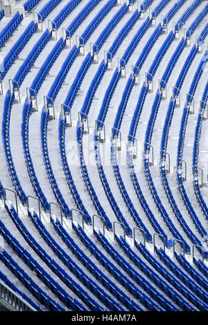 Stands camp Nou stadium, Barcelona, Spain, Europe, Stock Photo
