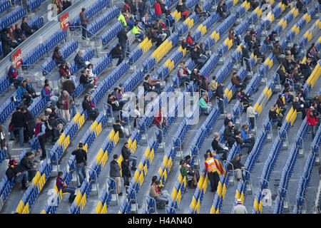 Spectator's stand camp Nou, Barcelona, Spain, Europe, Stock Photo