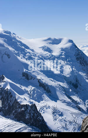 Aiguille du Goûter, Chamonix-Mont-Blanc, Stock Photo