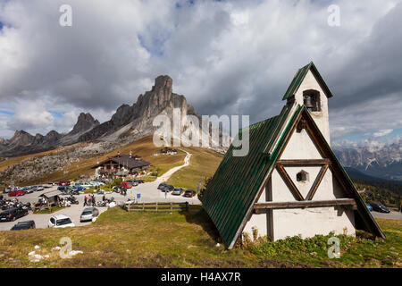 Europe, Italy, the Dolomites, Passo di Giau, Nuvolao Stock Photo