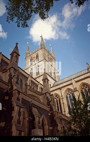 Architecture, city, Southwark Cathedral, church Stock Photo