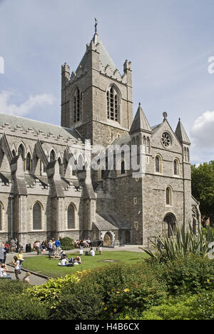 Ireland, Dublin, Christchurch Cathedral, 13. Cent., Stock Photo