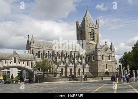 Ireland, Dublin, Christchurch Cathedral, 13. Cent., Stock Photo